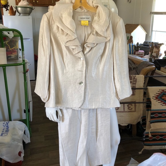 Victor Costa Pants - Víctor costa vintage pantsuit